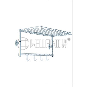 Chrome Metal Mini Mounted Wall Shelf (GPE 02WM)